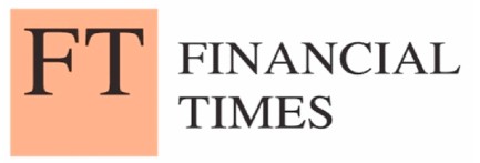 The Financial Times (FT) logo - a stylised text logo featuring the initials 
