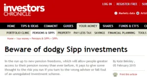 Neglect Assist features in Investors Chronicle