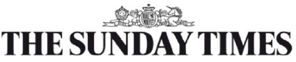 The Sunday Times logo - a simple wordmark, featuring the words 