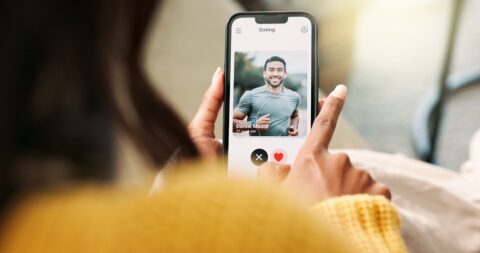 Fake online dating profile used in a romance crypto scam.